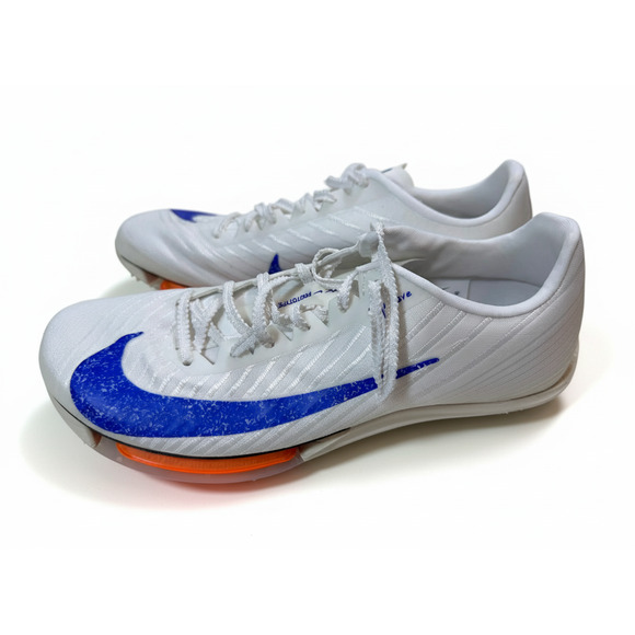 Nike Air Zoom Maxfly 2 Sprint Spikes Prototype FD8396-900 Men\'s Sz 6 White Blue main image 6